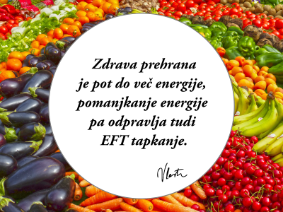 več energije prehrana EFT tapkanje