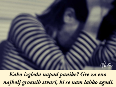 kako izgleda napad panike